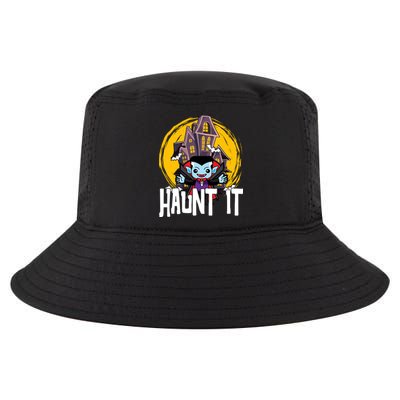 Haunt It Vampire Spooky Halloween Cool Comfort Performance Bucket Hat
