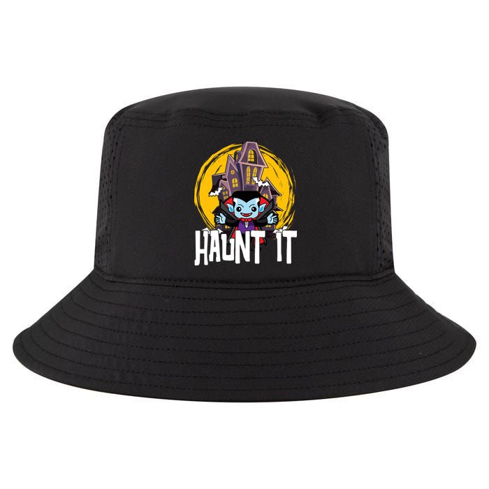 Haunt It Vampire Spooky Halloween Cool Comfort Performance Bucket Hat