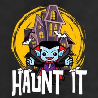 Haunt It Vampire Spooky Halloween Cool Comfort Performance Bucket Hat