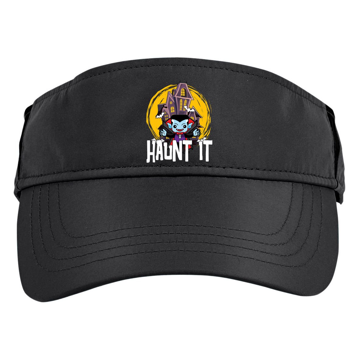 Haunt It Vampire Spooky Halloween Adult Drive Performance Visor
