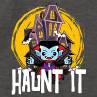 Haunt It Vampire Spooky Halloween Vector Backpack