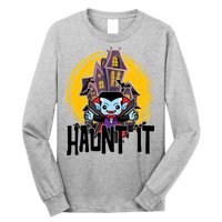 Haunt It Vampire Spooky Halloween Long Sleeve Shirt