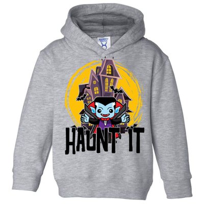 Haunt It Vampire Spooky Halloween Toddler Hoodie