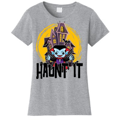 Haunt It Vampire Spooky Halloween Women's T-Shirt