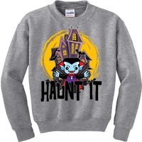 Haunt It Vampire Spooky Halloween Kids Sweatshirt