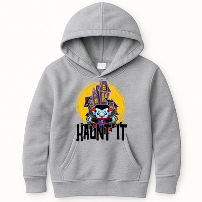 Haunt It Vampire Spooky Halloween Kids Hoodie