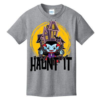 Haunt It Vampire Spooky Halloween Kids T-Shirt