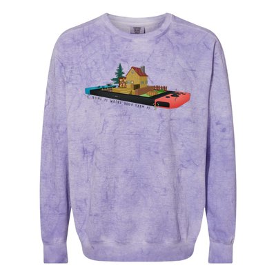 Home Is Where Your Farm Is Colorblast Crewneck Sweatshirt