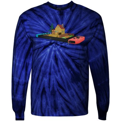 Home Is Where Your Farm Is Tie-Dye Long Sleeve Shirt