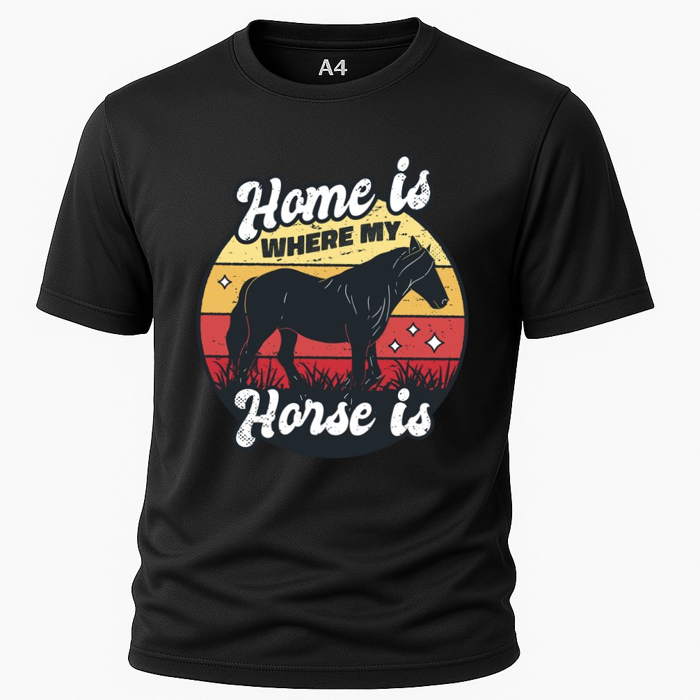 Home Is Where My Horse Is Cooling Performance Crew T-Shirt