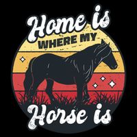 Home Is Where My Horse Is 16 in Basic Backpack