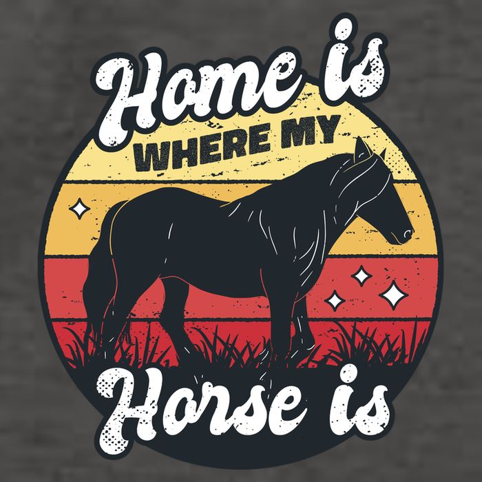Home Is Where My Horse Is Vector Backpack