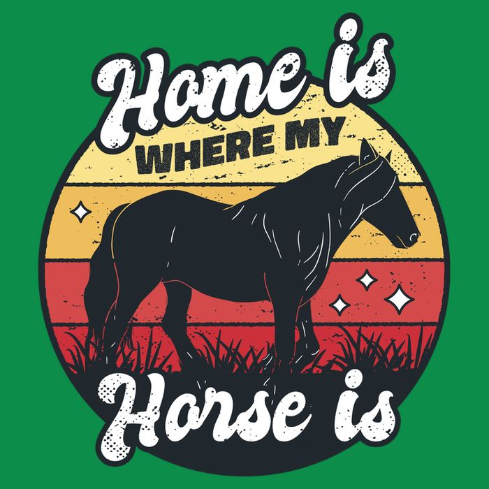 Home Is Where My Horse Is Button