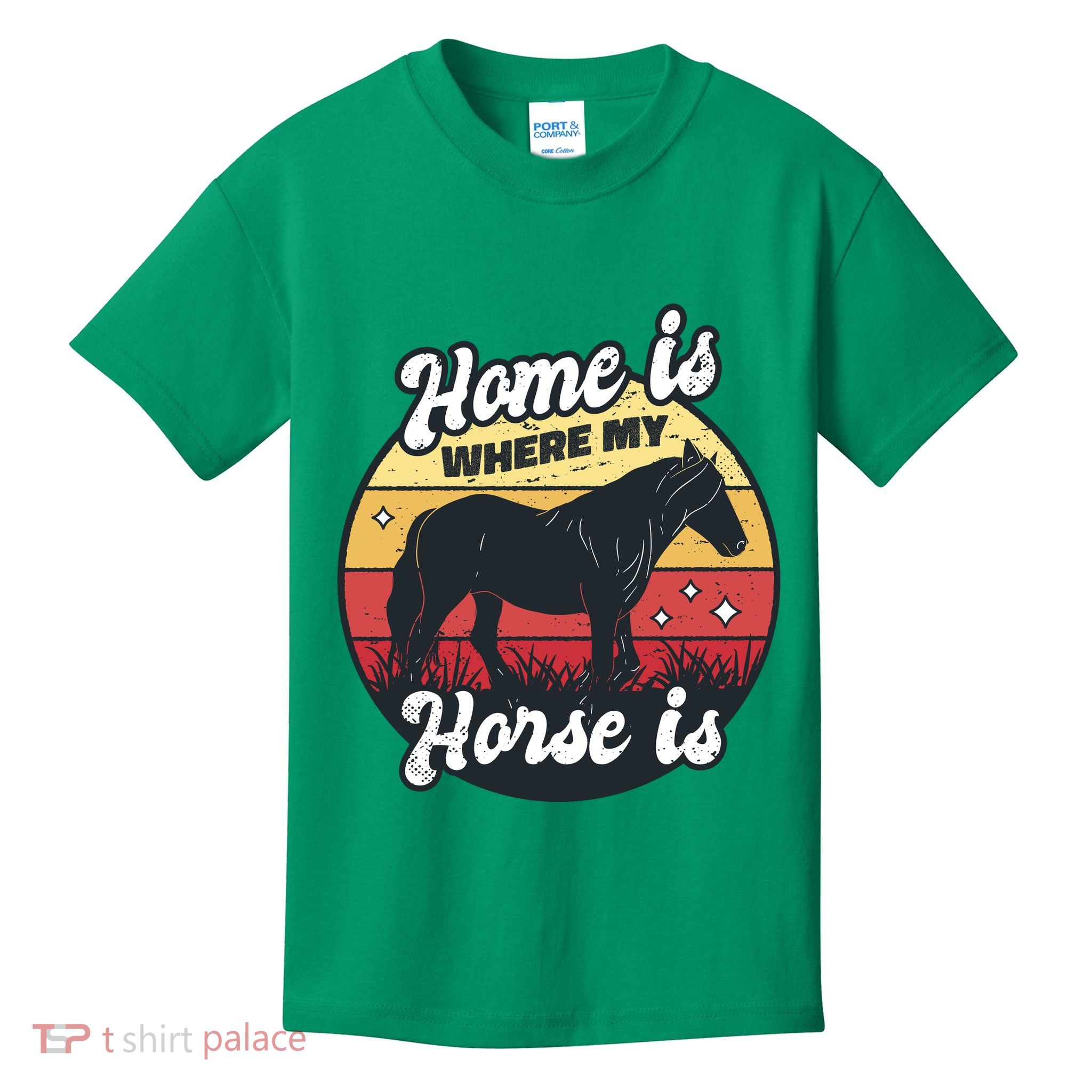 Home Is Where My Horse Is Kids T-Shirt