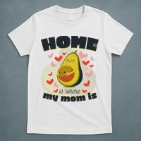 Home Is Where My Mom Is Pregnant Avocado T-Shirt