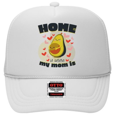 Home Is Where My Mom Is Pregnant Avocado Trucker Hat