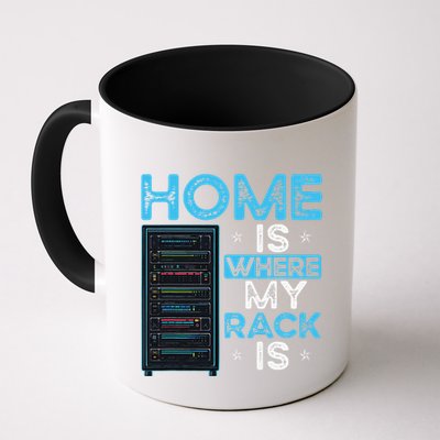Home Is Where My Rack Is Funny Server Admin Coffee Mug