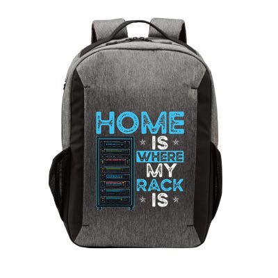 Home Is Where My Rack Is Funny Server Admin Vector Backpack