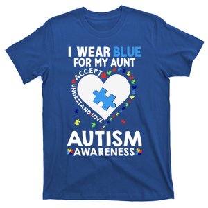 Heart I Wear Blue For My Son Autism Awareness Month Warrior Gift T-Shirt