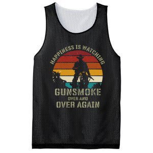 Happiness Is Watching Gunsmoke Over And Over Again Cowboys Mesh Reversible Basketball Jersey Tank