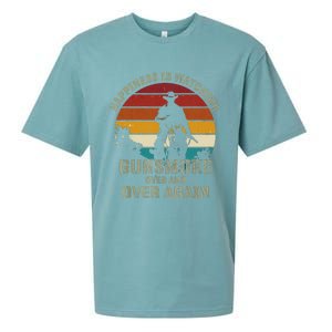 Happiness Is Watching Gunsmoke Over And Over Again Cowboys Sueded Cloud Jersey T-Shirt