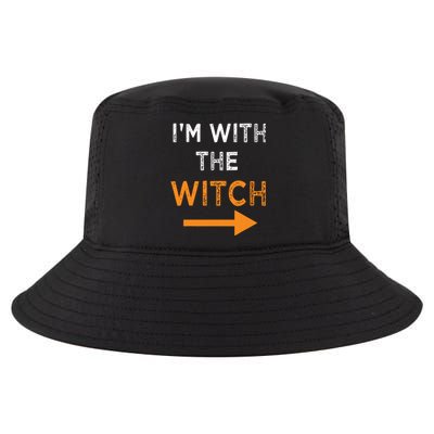 Halloween I'm With The Witch Funny Halloween Cool Comfort Performance Bucket Hat