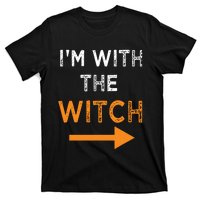 Halloween I'm With The Witch Funny Halloween T-Shirt