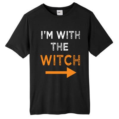 Halloween I'm With The Witch Funny Halloween Tall Fusion ChromaSoft Performance T-Shirt