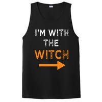 Halloween I'm With The Witch Funny Halloween PosiCharge Competitor Tank