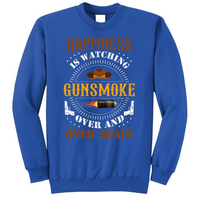 Happiness Is Watching Gunsmoke Over And Over Again Cowboys Sweatshirt