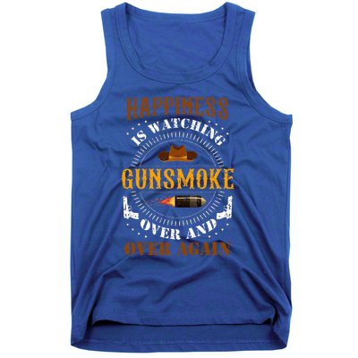 Happiness Is Watching Gunsmoke Over And Over Again Cowboys Tank Top