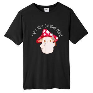 Halloween I Will Feast On Your Corpse Mushroom Funny Meme Tall Fusion ChromaSoft Performance T-Shirt