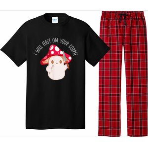 Halloween I Will Feast On Your Corpse Mushroom Funny Meme Pajama Set