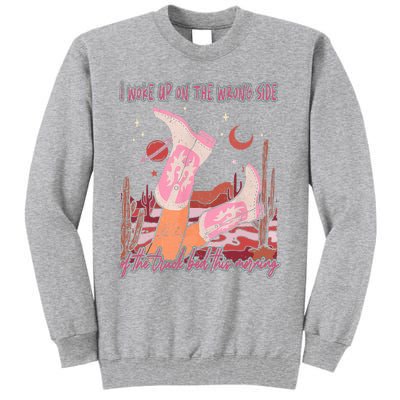 H.Ardy I Woke Up On The Wrong Side Of The Truck Bed Funny Tall Sweatshirt