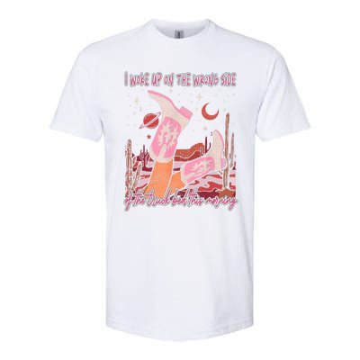 H.Ardy I Woke Up On The Wrong Side Of The Truck Bed Funny Softstyle CVC T-Shirt