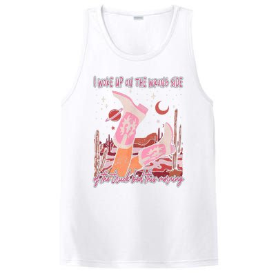 H.Ardy I Woke Up On The Wrong Side Of The Truck Bed Funny PosiCharge Competitor Tank