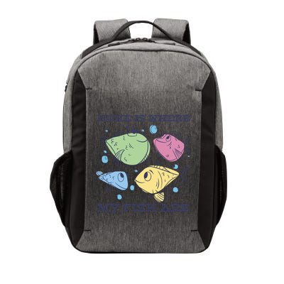 Home Is Where My Fish Are Colorful Fishes Vector Backpack