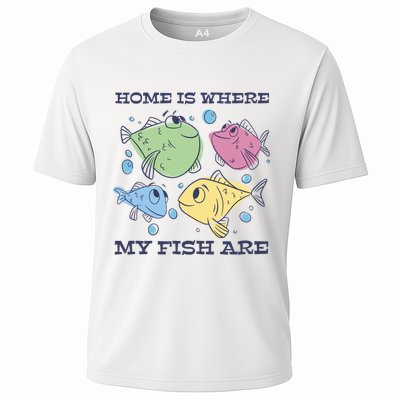 Home Is Where My Fish Are Colorful Fishes Performance Shirt