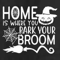 Home Is Where You Park Your Broom Adult Drive Performance Visor
