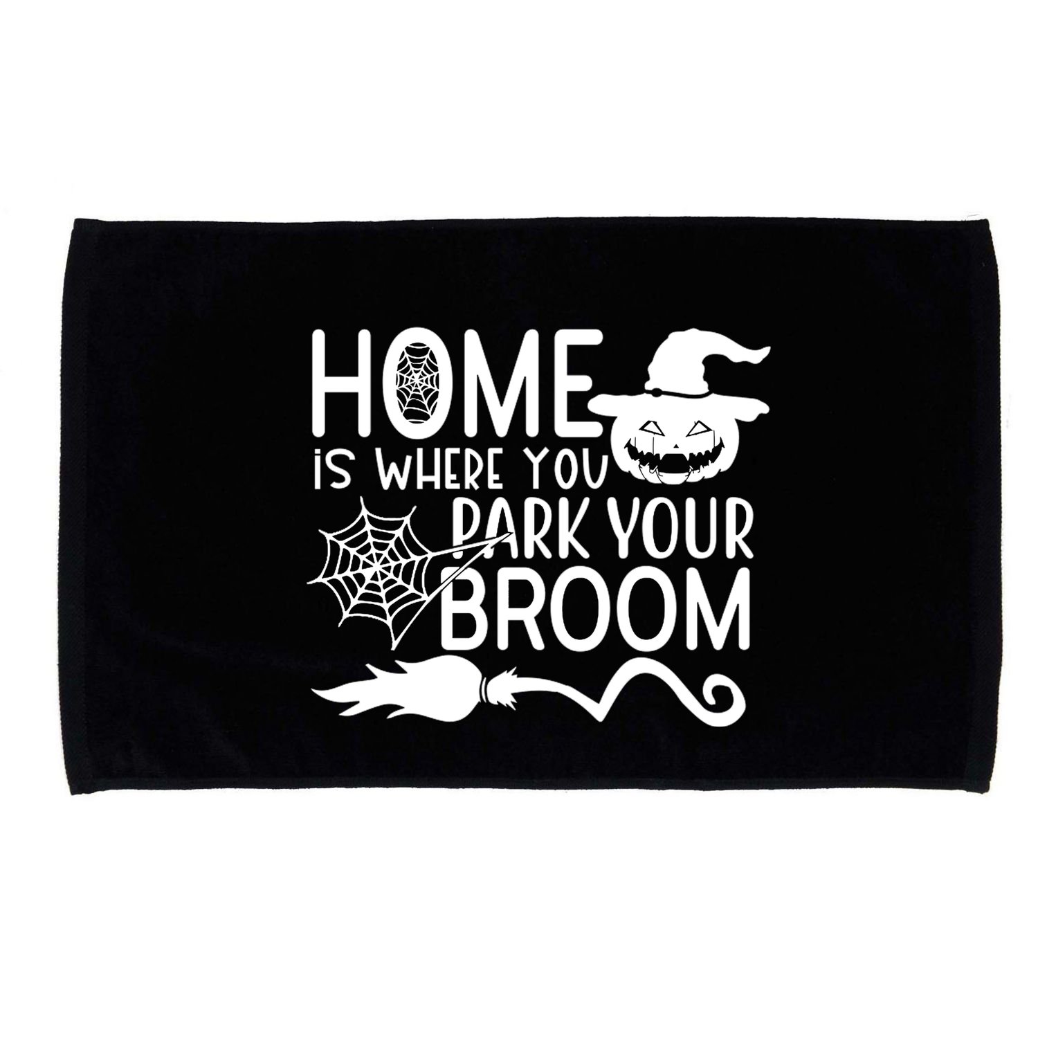 Home Is Where You Park Your Broom Microfiber Hand Towel