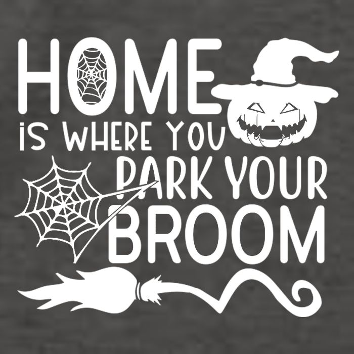 Home Is Where You Park Your Broom Vector Backpack