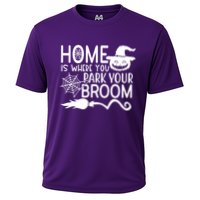 Home Is Where You Park Your Broom Cooling Performance Crew T-Shirt