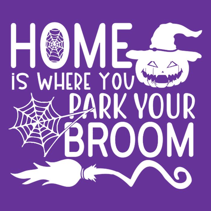 Home Is Where You Park Your Broom Cooling Performance Long Sleeve Crew