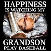 Happiness Is Watching My Grandson Play Baseball Impact Tech Backpack