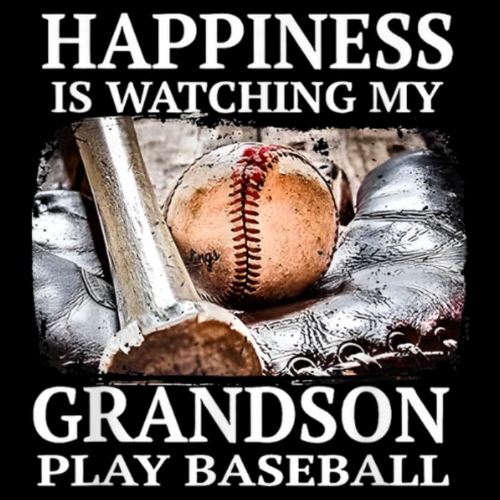 Happiness Is Watching My Grandson Play Baseball Impact Tech Backpack