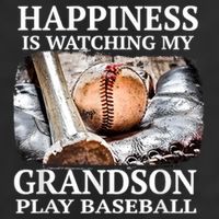 Happiness Is Watching My Grandson Play Baseball Hat