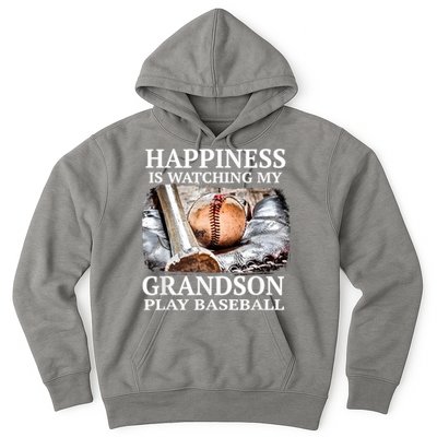 Happiness Is Watching My Grandson Play Baseball Hoodie