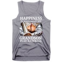 Happiness Is Watching My Grandson Play Baseball Tank Top