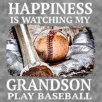 Happiness Is Watching My Grandson Play Baseball Tank Top