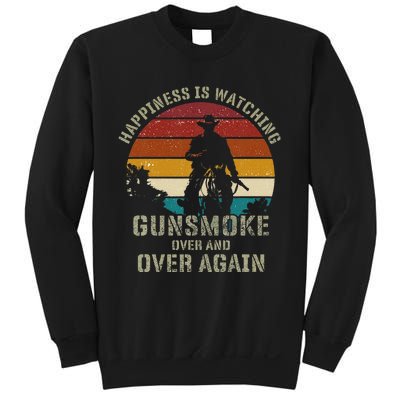 Happiness Is Watching Gunsmoke Over And Over Again Cowboys Sweatshirt